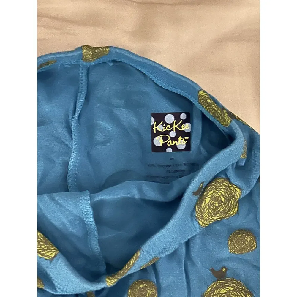 Kickee Pants Blue Pajamas Pants size 4